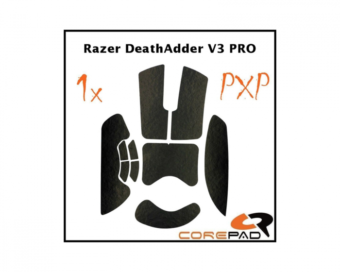 Corepad PXP Grips till Razer DeathAdder V3 Pro - Black