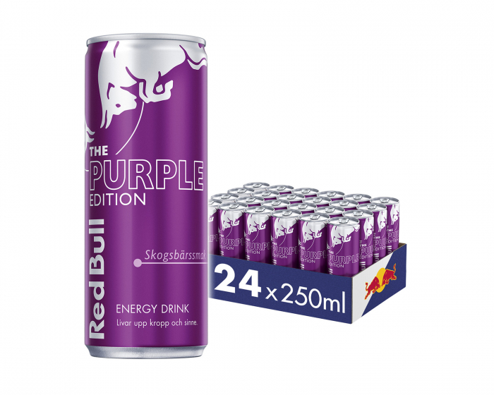 Red Bull 24x Energidryck, 250 ml, The Winter Edition (Skogsbärssmak)