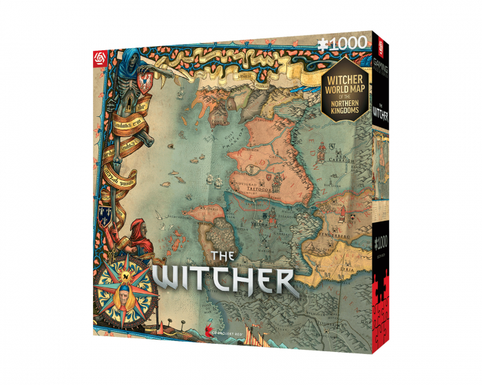 Good Loot Gaming Puzzle - The Witcher 3 The Northern Kingdoms Pussel 1000 Bitar