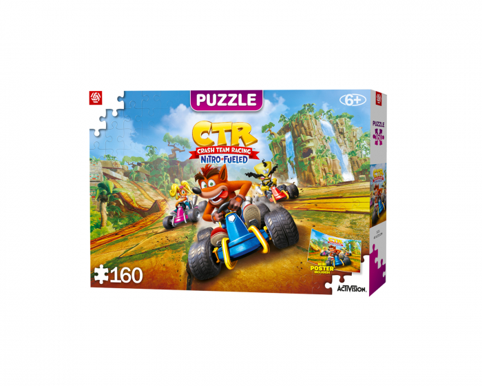 Good Loot Kids Puzzle - Crash Team Racing Nitro-Fueled Barnpussel 160 Bitar