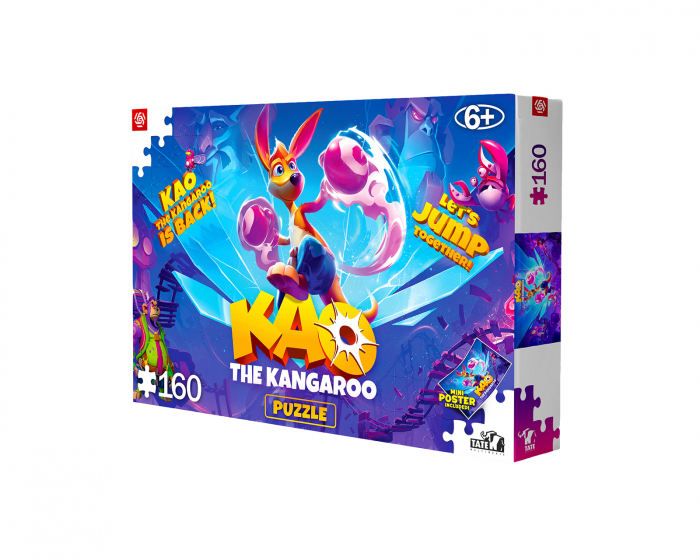 Good Loot Kids Puzzle - Kao The Kangaroo: Kao is Back Barnpussel 160 Bitar