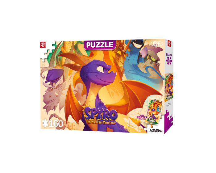 Good Loot Kids Puzzle - Spyro Reignited Trilogy Heroes Barnpussel 160 Bitar