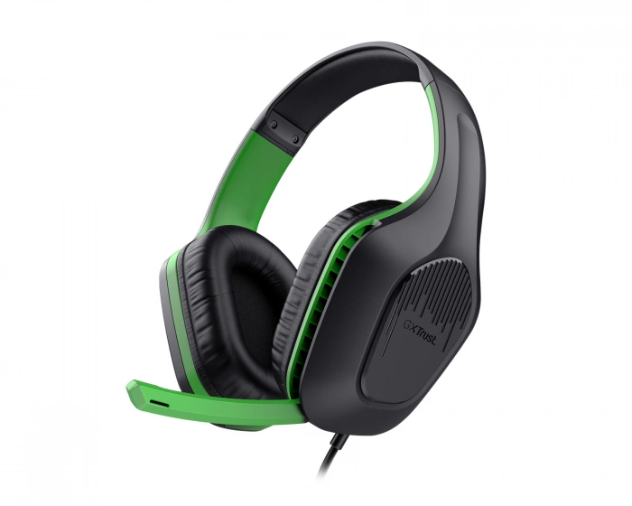 Trust GXT 415X Zirox Gaming Headset Xbox - Svart/Grön