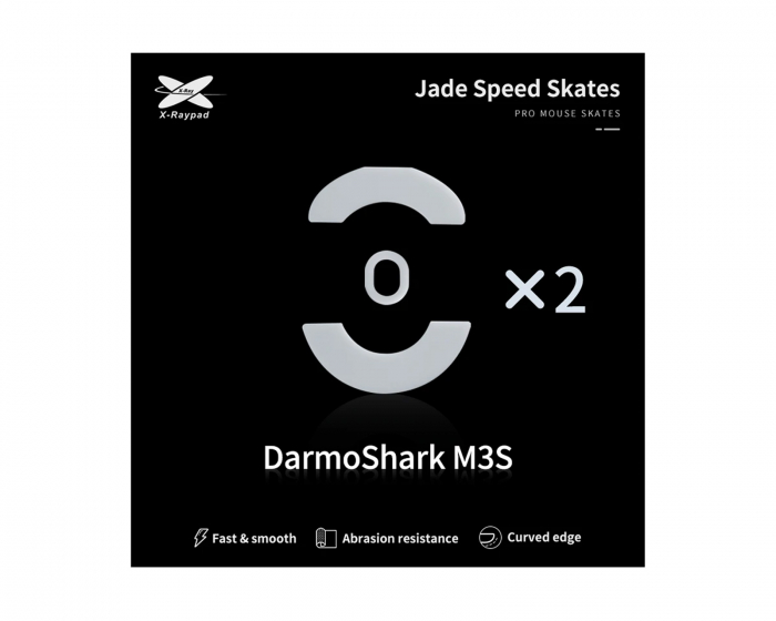 X-raypad Jade Mouse Skates för DarmoShark M3S