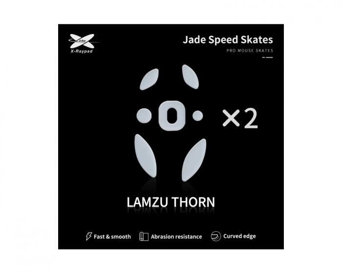 X-raypad Jade Mouse Skates för Lamzu Thorn