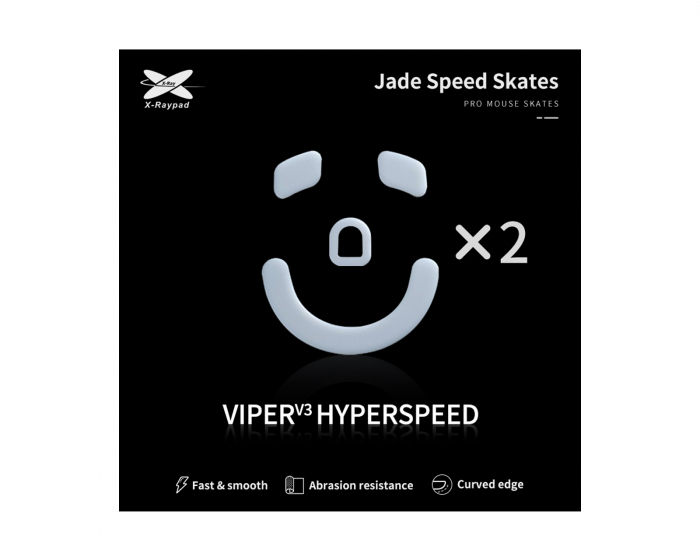 X-raypad Jade Mouse Skates för Viper V3 HyperSpeed
