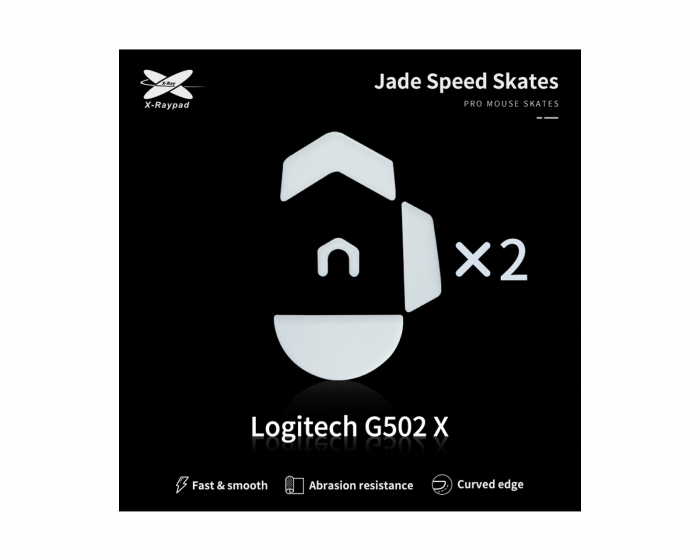 X-raypad Jade Mouse Skates för Logitech G502 X Wired