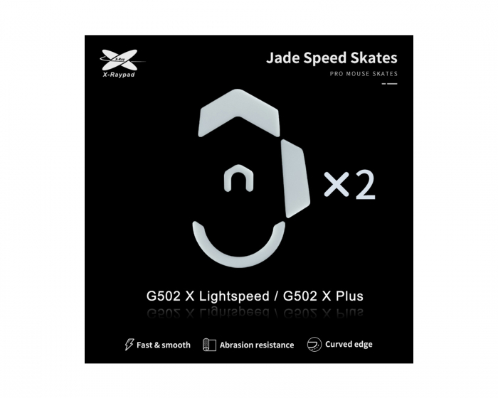 X-raypad Jade Mouse Skates för Logitech G502 X Lightspeed/G502 X PLUS