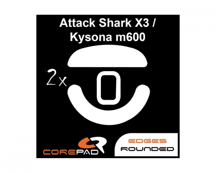 Corepad Skatez PRO till Attack Shark X3/Kysona M600