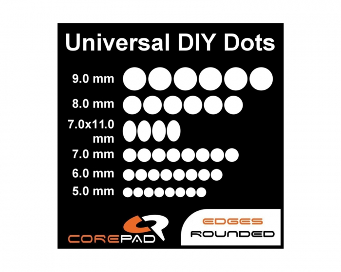 Corepad Skatez till Universal Use - Dots 0.75mm