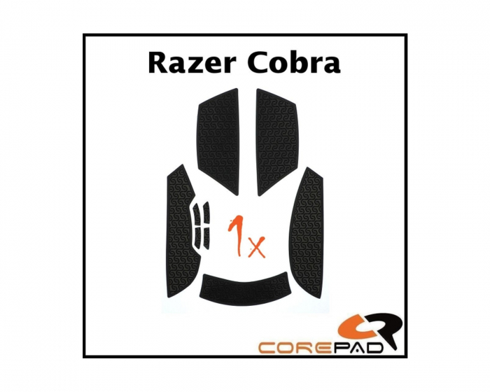 Corepad Soft Grips till Razer Cobra Wired/Wireless - Svart