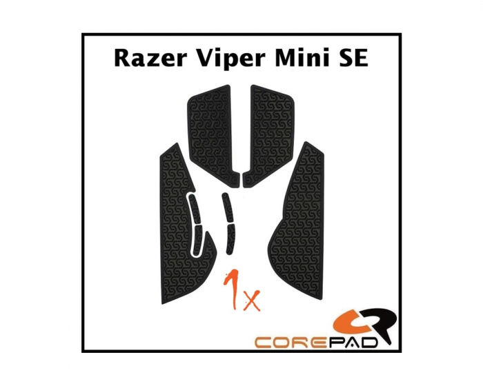 Corepad Soft Grips till Razer Viper Mini SE - Svart