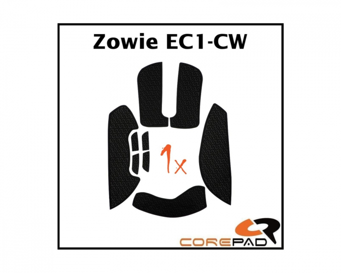 Corepad Soft Grips till Zowie EC1-CW - Svart