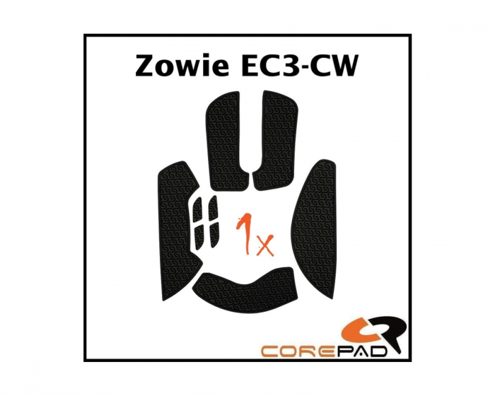 Corepad Soft Grips till Zowie EC3-CW - Svart