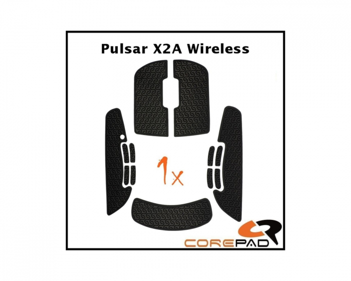 Corepad Soft Grips till Pulsar X2A Wireless - Svart