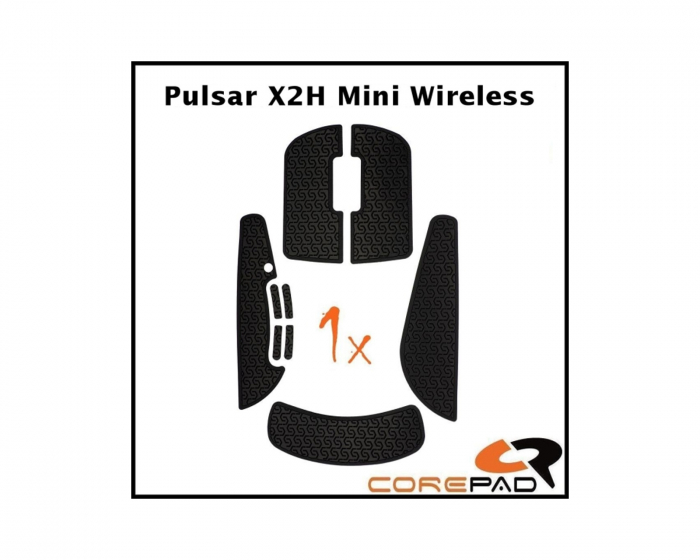 Corepad Soft Grips till Pulsar X2H Mini Wireless - Svart