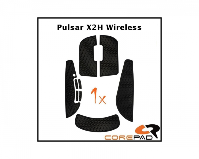 Corepad Soft Grips till Pulsar X2H Wireless - Svart