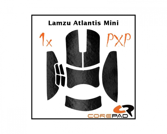 Corepad PXP Grips till Lamzu Atlantis Mini - Svart