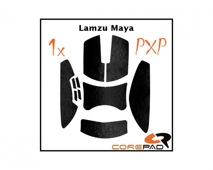 Corepad PXP Grips till Lamzu Maya - Svart