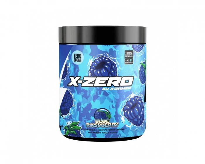 X-Gamer X-Zero Blueraspberry - 100 Serveringar