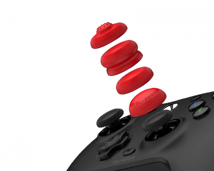 GameSir Joystick Thumb Grips till GameSir/Xbox/Playstation/Switch Pro Controllers - Röd