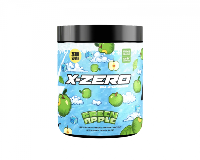 X-Gamer X-Zero Green Apple - 100 Serveringar