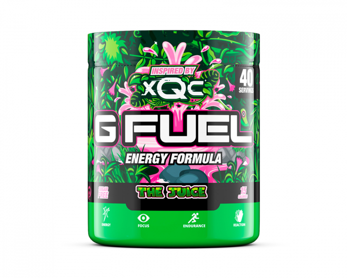 G FUEL The Juice XQC - 40 Serveringar