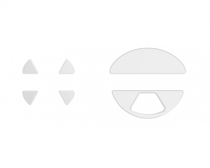 WLMouse PTFE Skates till Beast X Mini - Vit