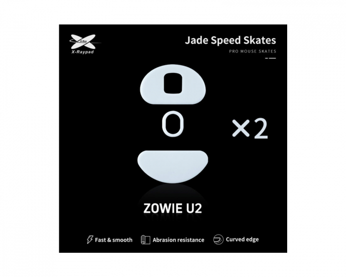 X-raypad Jade Mouse Skates till ZOWIE U2