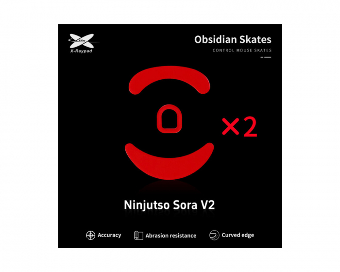 X-raypad Obsidian Mouse Skates till Ninjutso Sora V2