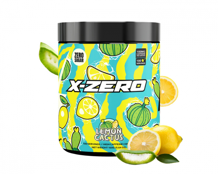 X-Gamer X-Zero Lemon Cactus - 100 Serveringar