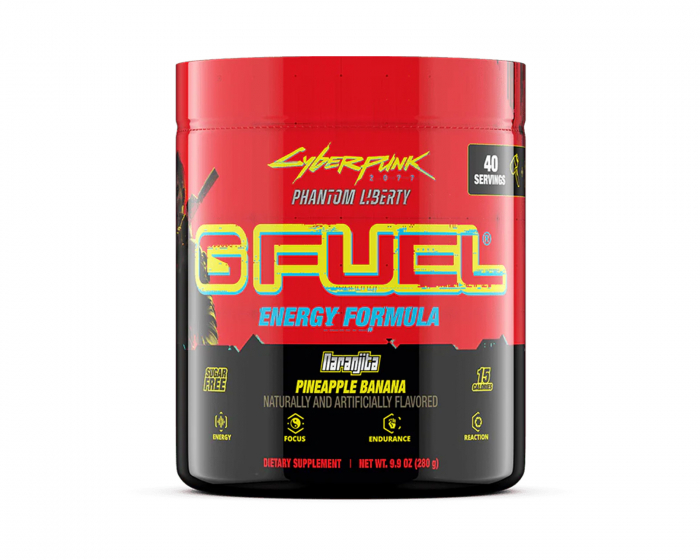 G FUEL Naranjita Cyberpunk 2077 - 40 Serveringar