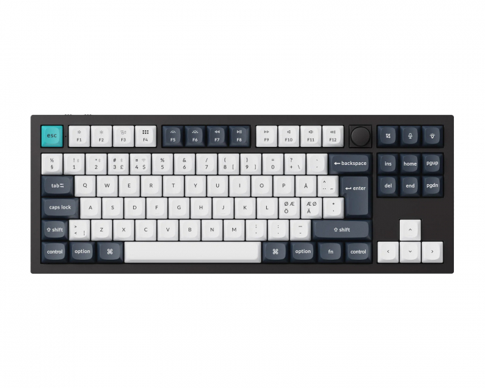 Keychron Q3 Max QMK TKL Trådlöst Mekaniskt Tangentbord [Gateron Jupiter Banana] - ISO