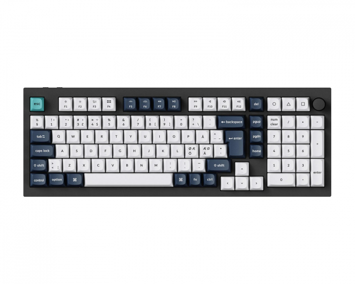 Keychron Q5 Max QMK Trådlöst Mekaniskt Tangentbord [Gateron Jupiter Banana] - ISO