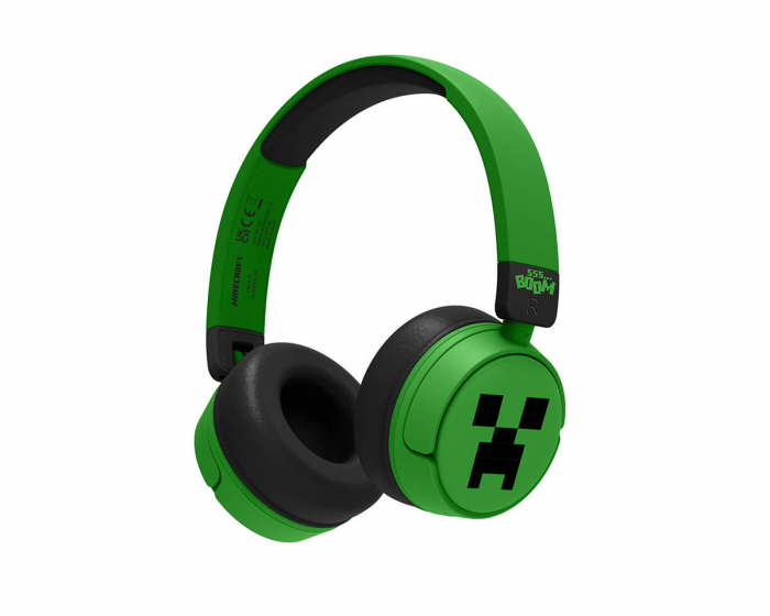 OTL Technologies Minecraft Junior Bluetooth On-Ear Trådlösa Hörlurar