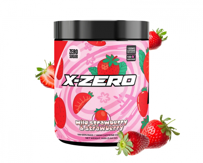 X-Gamer X-Zero Wild Strawberry & Strawberry - 100 Serveringar