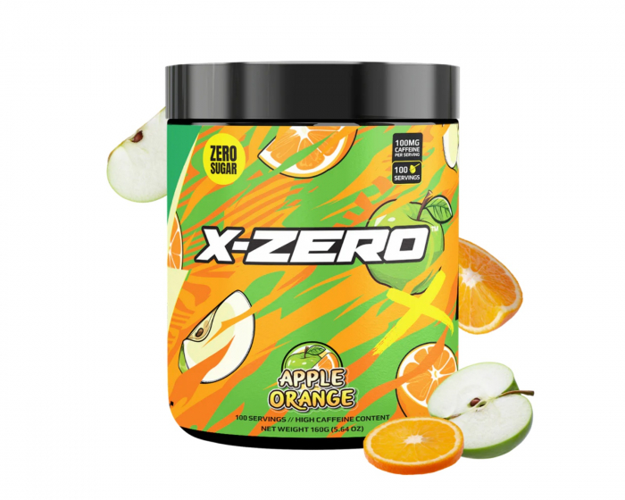 X-Gamer X-Zero Apple Orange - 100 Serveringar