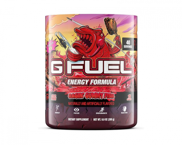 G FUEL Ragin' Gummy Fish Remastered - 40 Serveringar