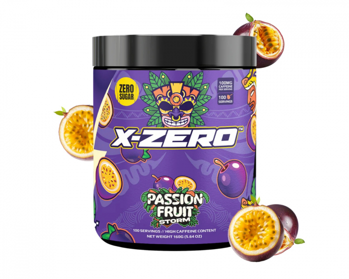 X-Gamer X-Zero Passion Fruit Storm - 100 Serveringar