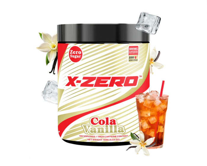 X-Gamer X-Zero Cola Vanilla - 100 Serveringar