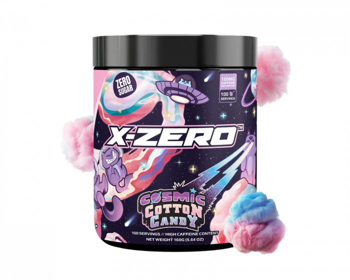 X-Gamer X-Zero Cosmic Cotton Candy - 100 Serveringar