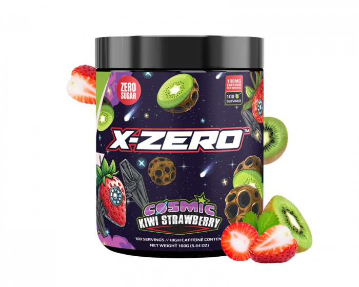X-Gamer X-Zero Cosmic Kiwi Strawberry - 100 Serveringar