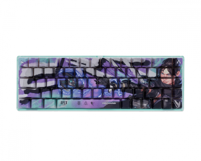 Higround Apex Basecamp Hotswap Gaming Tangentbord ISO Nordisk - Wraith