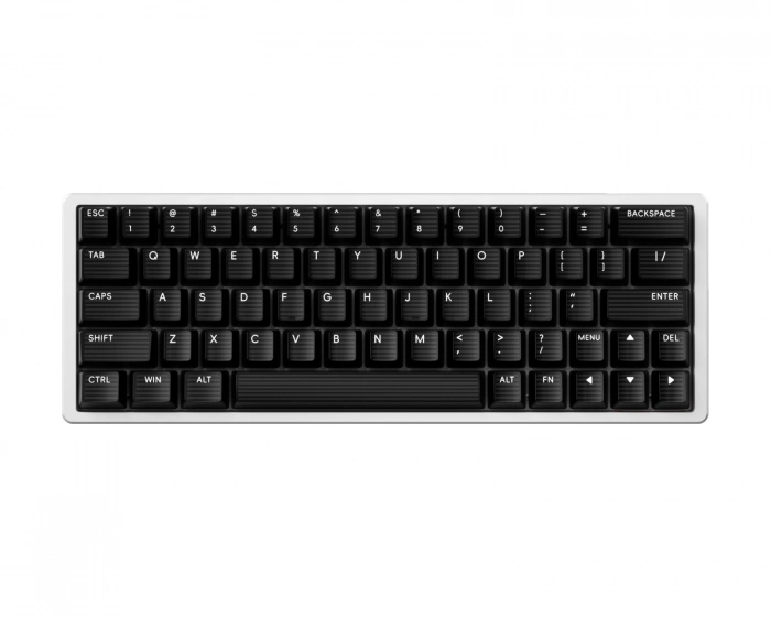 Scyrox Xpunk 63 Magnetiskt 60% ANSI Gaming Tangentbord - Vitt/Svart