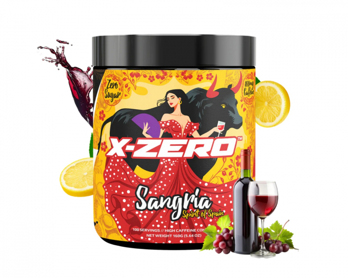 X-Gamer X-Zero Sangria - 100 Serveringar