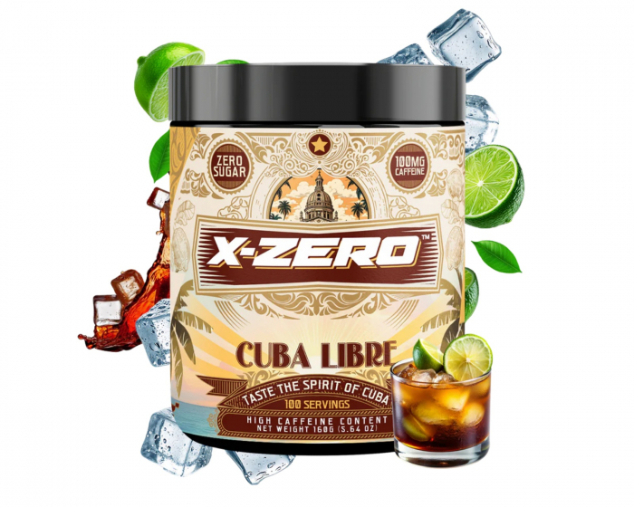 X-Gamer X-Zero Cuba Libre - 100 Serveringar