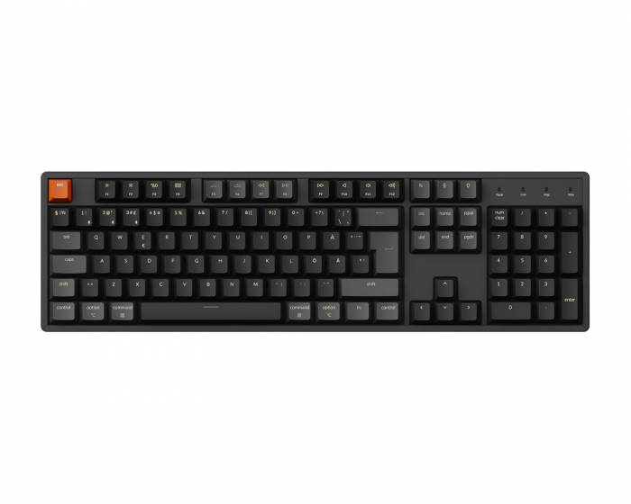 Keychron K10 V2 QMK RGB Hot Swap Aluminium Tangentbord [Keychron Super Red]