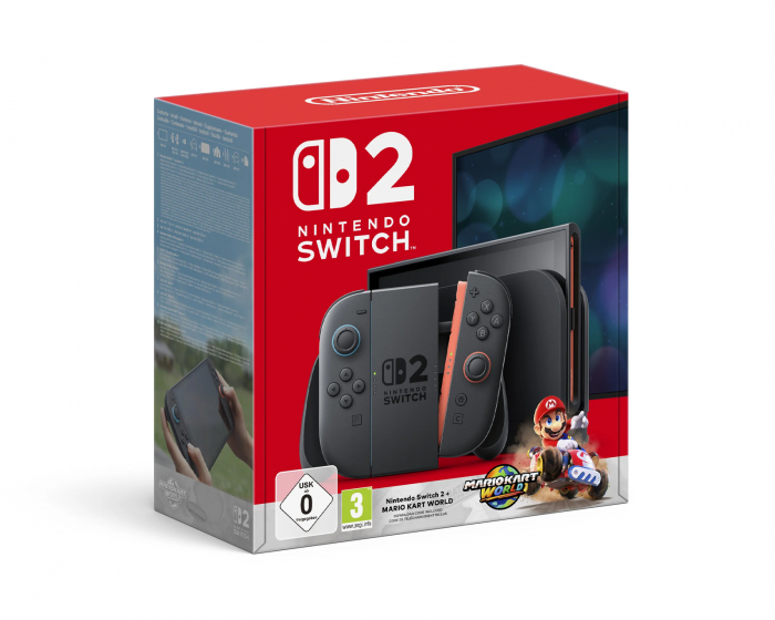 Nintendo Switch 2 Spelkonsol - Mario Kart World Bundle