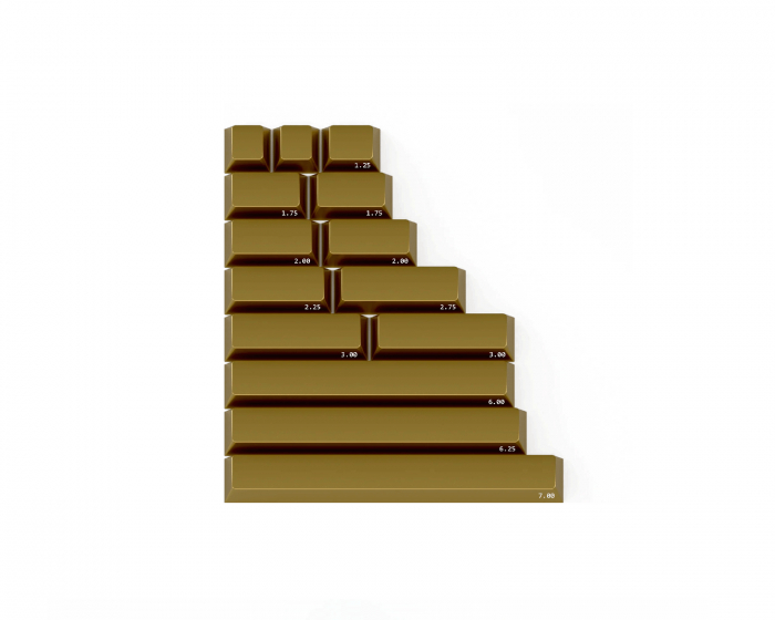 GMK CYL Black & Gold - Spacebar kit