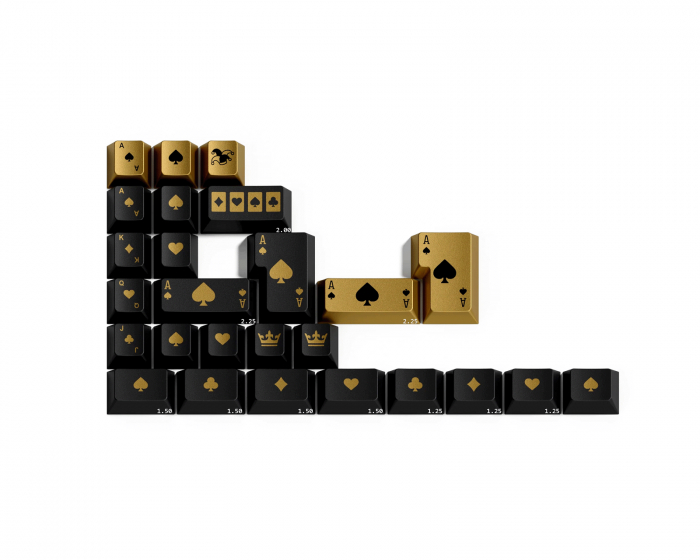 GMK CYL Black & Gold - Casino Royale Novelties kit